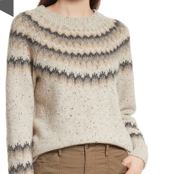 Vince Fair Isle Cashmere Sweater 